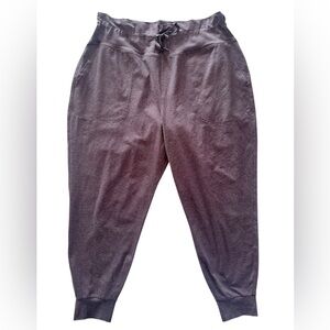 Spanx Women’s Skysoft Slim Jogger Truffle Heather Brown Size 1X EUC